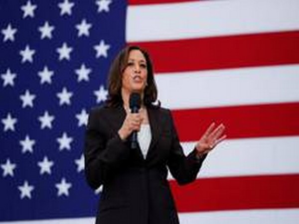US Senator and former Democratic presidential candidate Kamala Harris