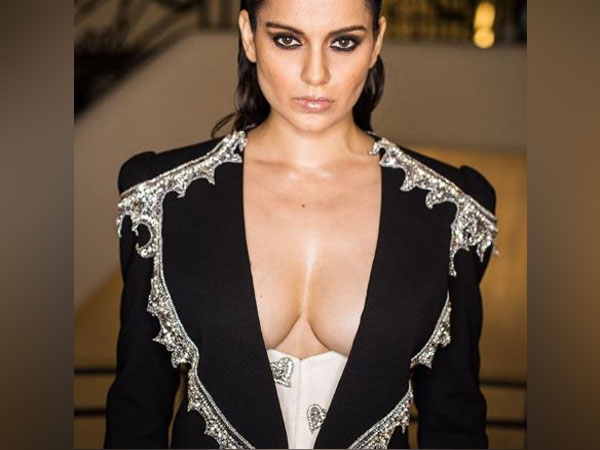 Bollywood actress Kangana Ranaut at Cannes on May 16 (Photo/ Kangana's Instagram)