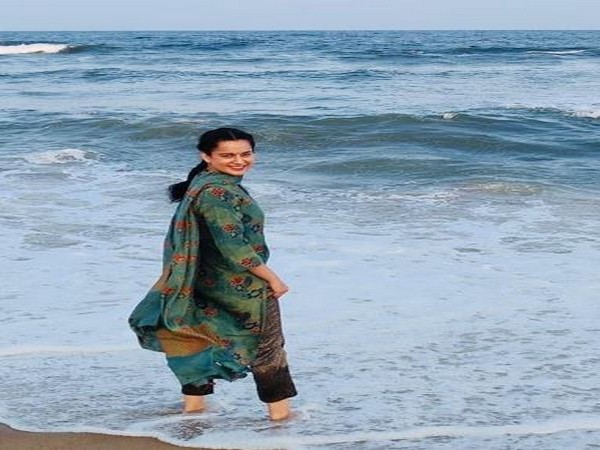 Kangana Ranaut in Chennai (Image Source: Instagram)