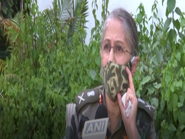 Lieutenant General Madhuri Kanitkar, Deputy Chief Integrated Defence Staff (Medical) speaking to ANI in Delhi. (Photo/ANI)