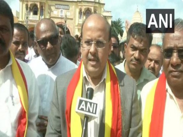 The commissioner of Hubli Dharwad Municipal Corporation speaking to ANI on Saturday. Photo/ANI