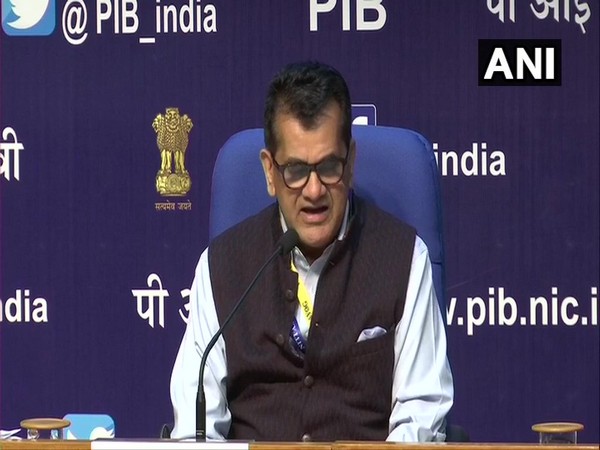 NITI Aayog CEO, Amitabh Kant addressing press conference in delhi on Saturday 