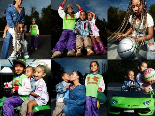 Family picture shared by Kanye West (Image source: Instagram)