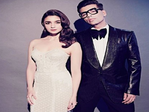 Film director Karan Johar with actor Alia Bhatt (Image Source: Instagram)