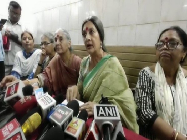 CPM) leader Brinda Karat addressing a press conference on Thursday. Photo/ANI