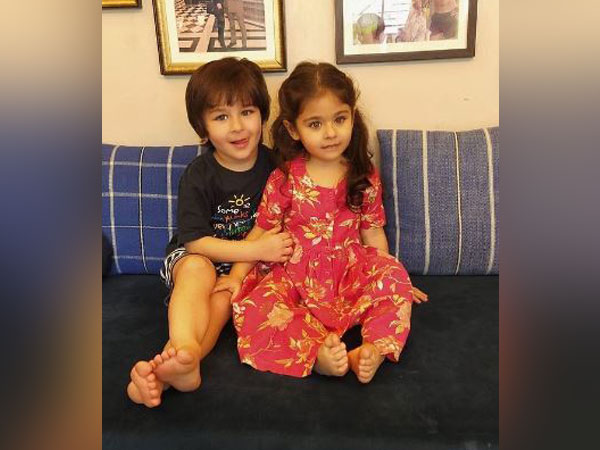 Taimur Ali Khan with Innaya Naumi (Image Source: Instagram)