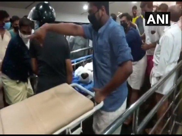 Visuals from outside Karipur Airport in Kerala