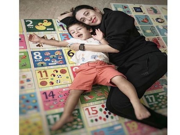 Karisma Kapoor with Taimur Ali Khan (Image Courtesy: Instagram)