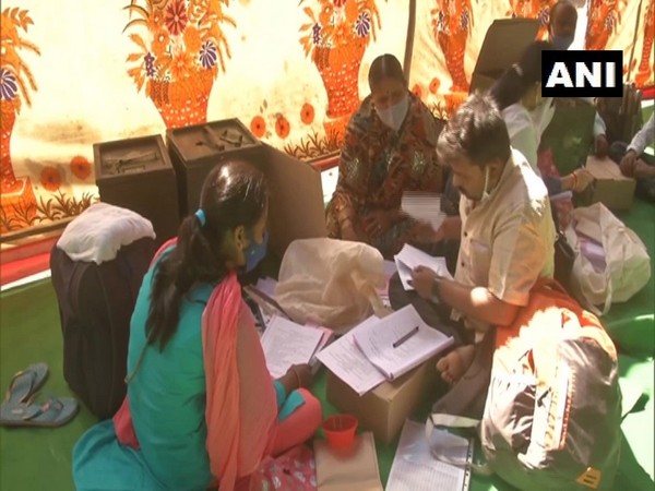 Preparations were undertaken throughout the Karnataka for the local body elections to be held from Tuesday onwards. (Photo/ANI)