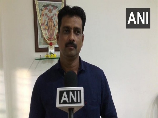 Mangaluru BJP Corporator Manohar Shetty speaking to ANI on Thursday. (Photo/ANI)