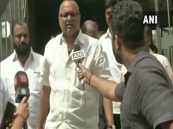 Karti Chidambaram after meeting father,P Chidambaram at CBI Headquarters [Photo/ANI]