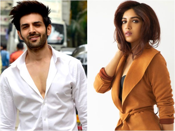 Bhumi Pednekar and Kartik Aaryan, Image courtesy: Instagram