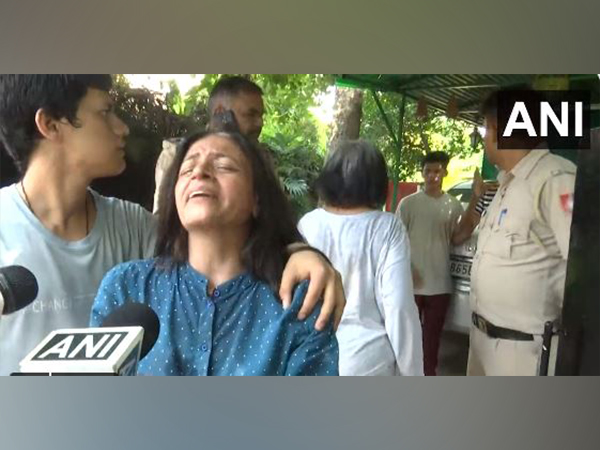 Mother of Kartik Popli who died of a gunshot wound. (ANI/Photo)
