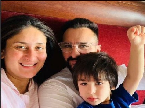 Kareena Kapoor and Saif Ali Khan with Taimur (Image source: Instagram)