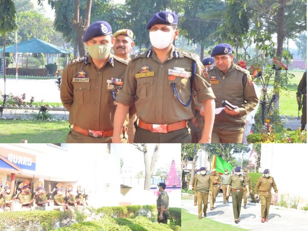 ADGP of Jammu Mukesh Singh during the review meeting.