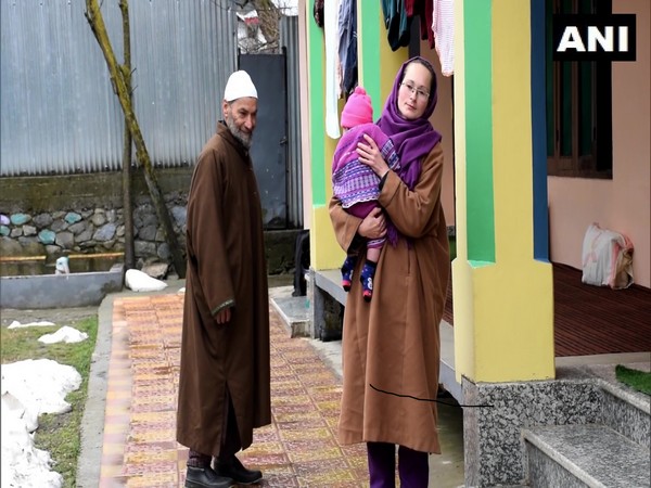 Oliza, a Ukrainian national living in Kashmir (Photo/ANI)