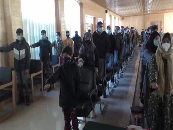 Visual from the National Youth day convention in Jammu and Kashmir (Photo/ANI) 