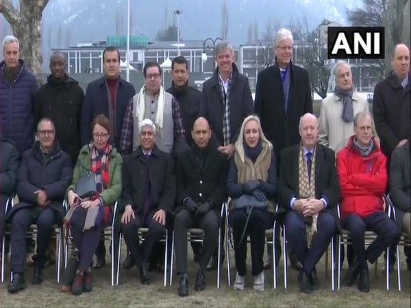 A delegation of 25 foreign envoys which visited Jammu and Kashmir (File photo)