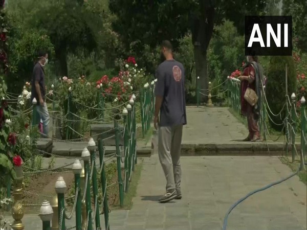 Parks and gardens reopen in Srinagar on Wednesday. (Photo/ANI) 