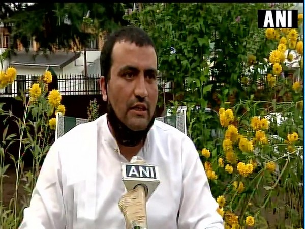 Aftab Rasool, one of the candidates who qualified for prestigious civil services, speaking to ANI in Kupwara on Tuesday. (Photo/ANI)