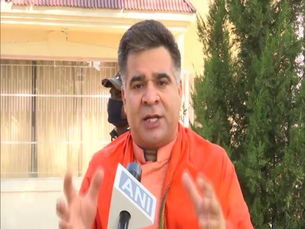 Jammu and Kashmir BJP Chief Ravinder Raina in conversation with ANI. 
