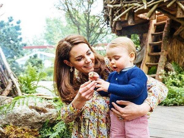 Kate Middleton and Prince Louis, Image courtesy: Instagram