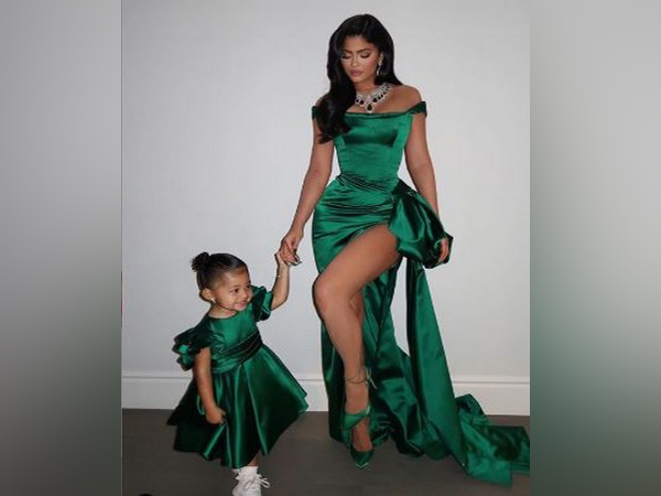 Kylie Jenner and her daughter Stormi