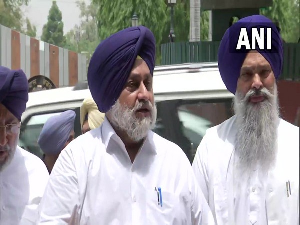 Shiromani Akali Dal (SAD) chief Sukhbir Singh Badal. (ANI/photo)