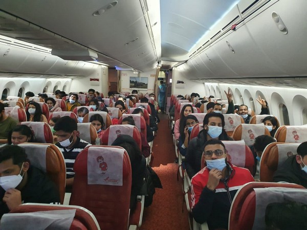 Flight that departed from Bucharest in Romania has landed in Delhi (Photo/ANI)