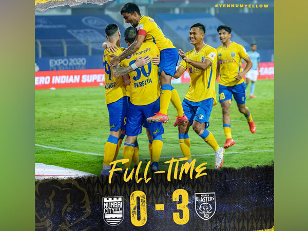 Kerala Blasters defeat Mumbai (Photo/ ISL Twitter)