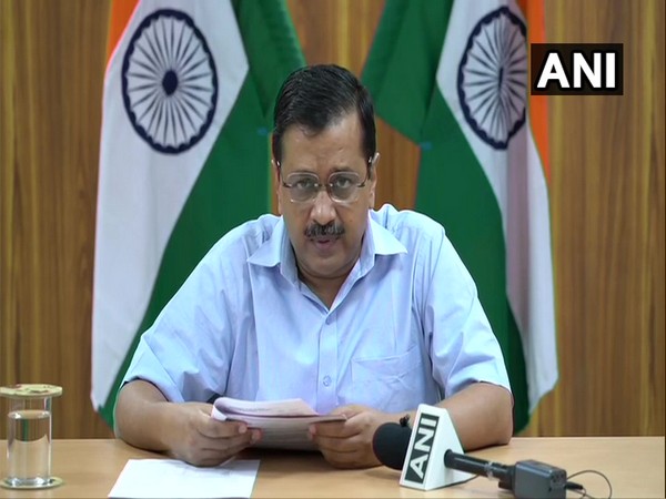 Delhi Chief Minister Arvind Kejriwal during a press conference in New Delhi on Monday.