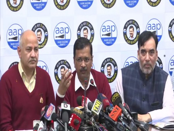 Chief Minister Arvind Kejriwal addressing a press conference in New Delhi on Tuesday. Photo/ANI