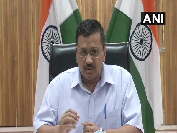 Delhi Chief Minister Arvind Kejriwal speaking at daily media briefing on Thursday. Photo/ANI