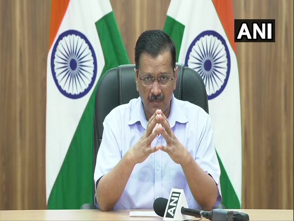 Delhi Chief Minister Arvind Kejriwal addressing press conference.  (Photo/ANI)