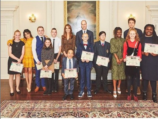 Prince William and Kate Middleton along with the 10 finalists (Image courtesy: Instagram)