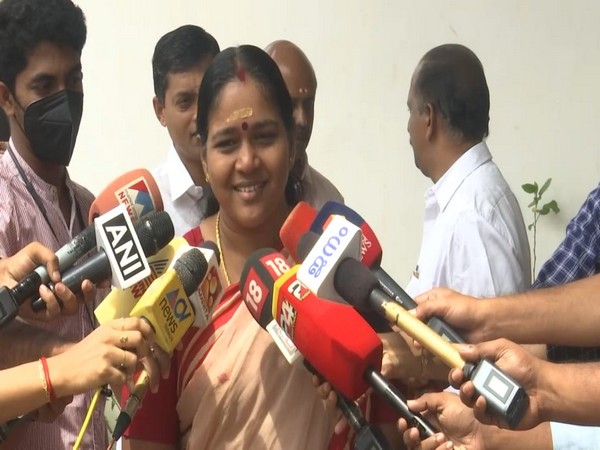 Bharatiya Janata Party state Vice President Shobha Surendran (Photo/ANI)