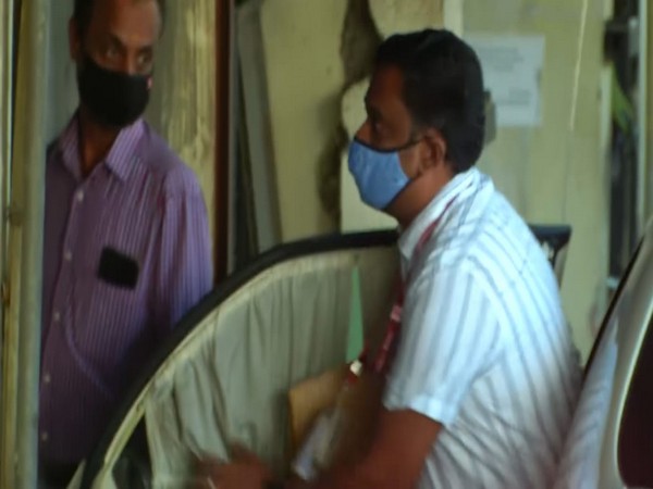 MS Harikrishnan, Assistant Protocol Officer reaches customs office for interrogation 