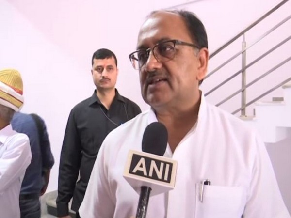 Minister and Uttar Pradesh government spokesperson Siddharth Nath Singh speaking to ANI in Lucknow on Saturday. Photo/ANI