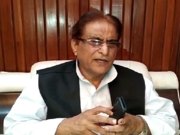 SP leader Azam Khan speaking at a press conference in Rampur, Uttar Pradesh on Friday Photo/ANI.