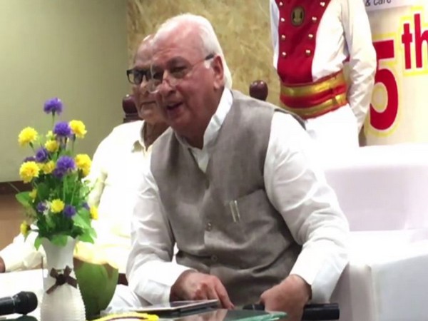 Kerala Governor Arif Mohammad Khan speaking at an event in Mallapuram on Thursday. Photo/ANI