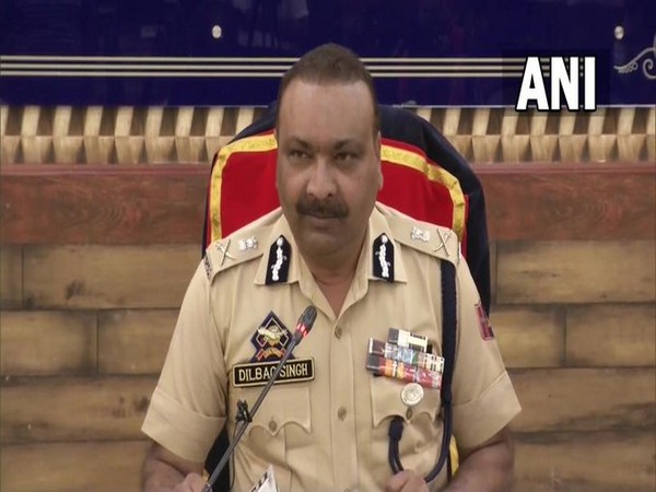 Jammu and Kashmir's Director General of Police, Dilbag Singh (File photo/ANI)