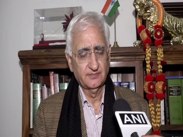 Congress leader Salman Khurshid talking to ANI in New Delhi on Saturday