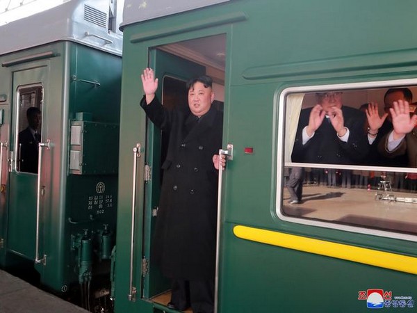 Kim Jong-un departing for Hanoi Summit in February 