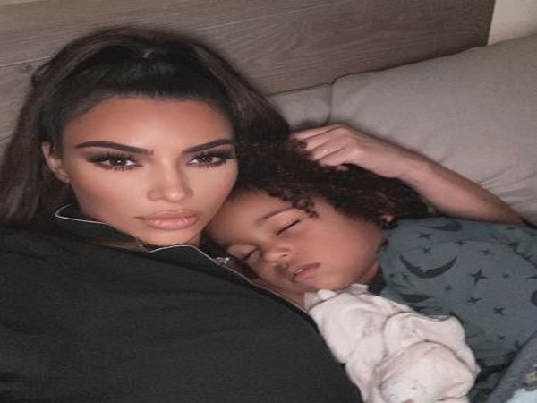 Kim Kardashian and son Saint (Picture Courtesy: Instagram)