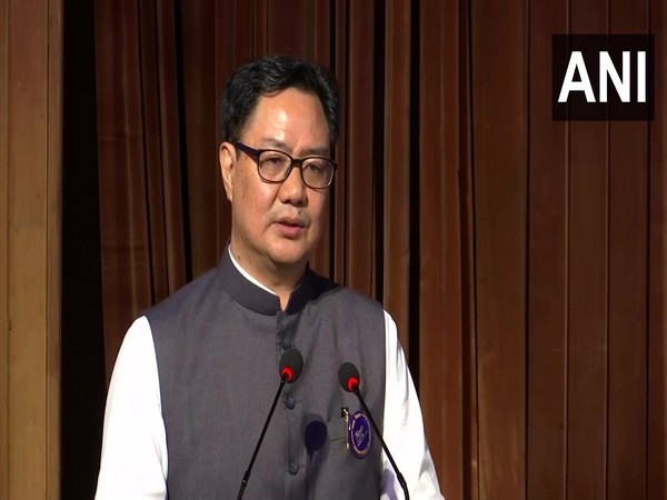 Union Minister of Law and Justice of India Kiren Rijiju (Photo/ANI) 