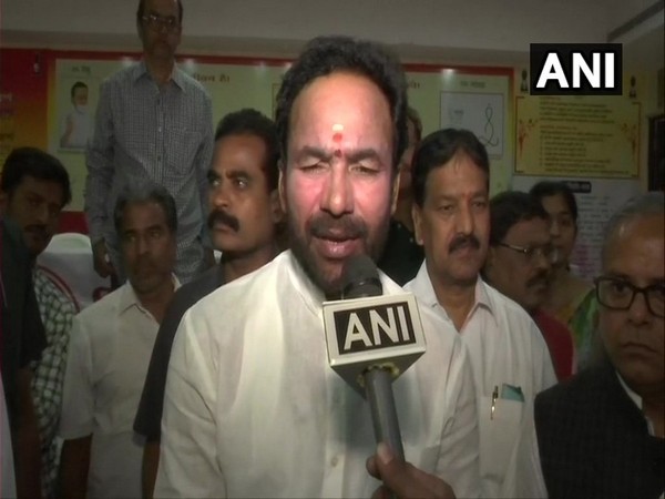Minister of State for Home Affairs G Kishan Reddy speaking to ANI on Sunday.