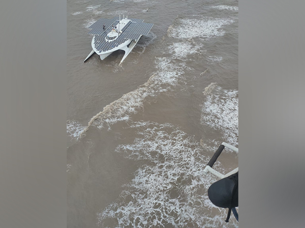 Top shot of the yatch 'Poornima' (Photo/ANI)