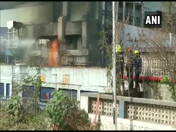 Visual of the fire in Palghar (Photo/ANI)