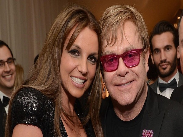 Britney Spears and Elton John (Source: Twitter)