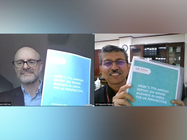 Rajendra Ratnoo, Joint Secretary, DPIIT (right) and UKIBC Managing Director Kevin McCole